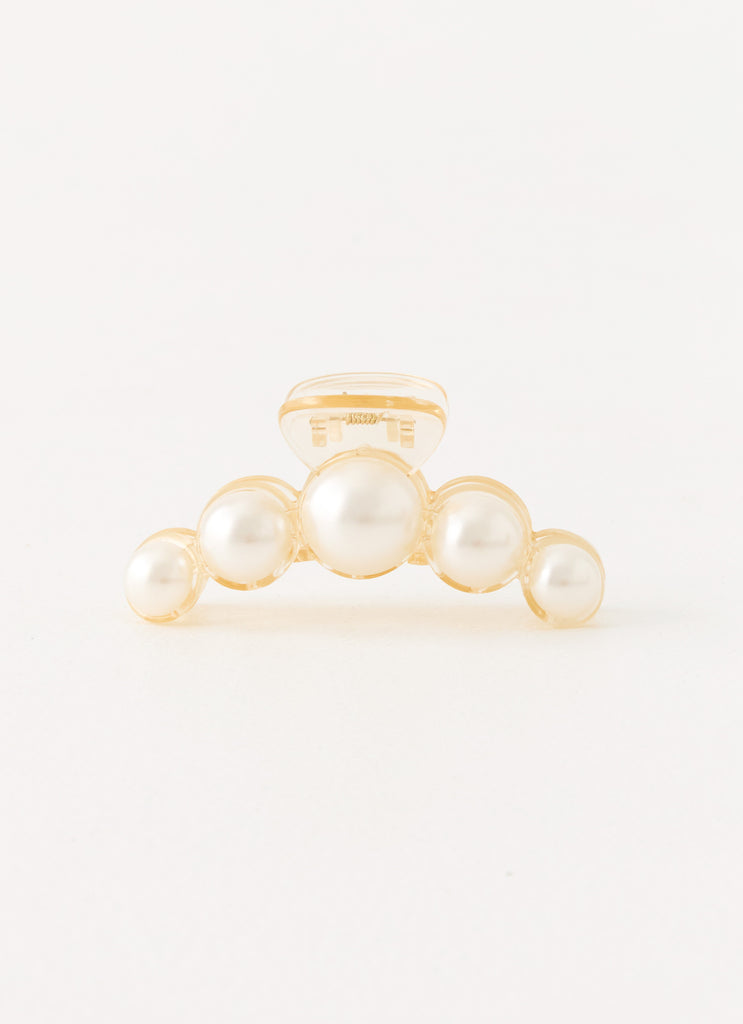 Peppermayo Peppermayo Exclusive - Oyster Club Claw Clip - Pearl