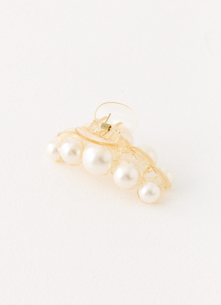 Peppermayo Peppermayo Exclusive - Oyster Club Claw Clip - Pearl