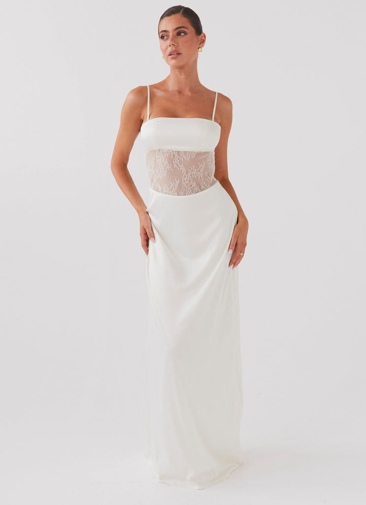 Peppermayo Peppermayo Exclusive - Palais Royale Lace Maxi Dress - Antique