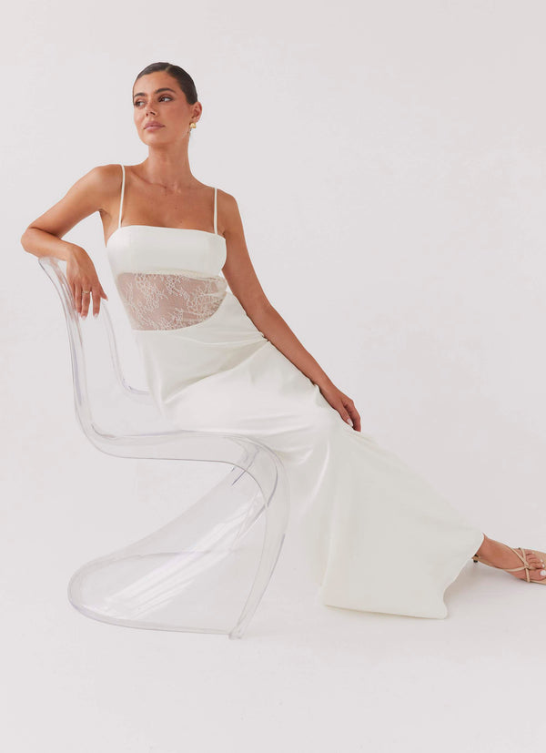 peppermayo Peppermayo Exclusive - Palais Royale Lace Maxi Dress - Antique