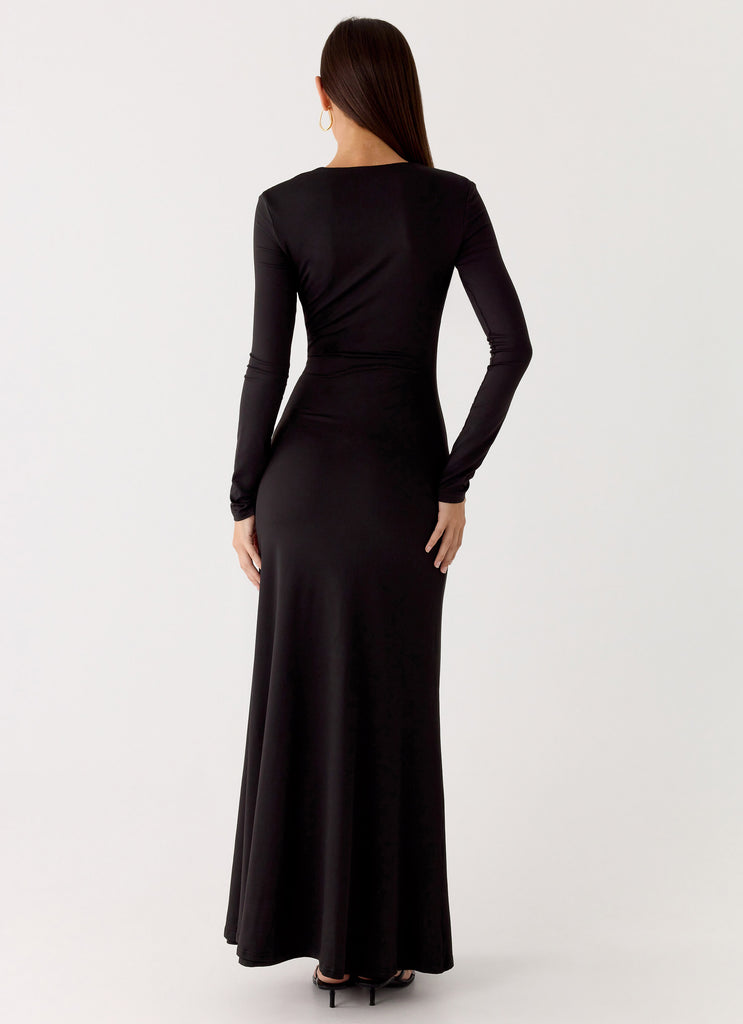 Peppermayo Peppermayo Exclusive - Palm Haze Maxi Dress - Black