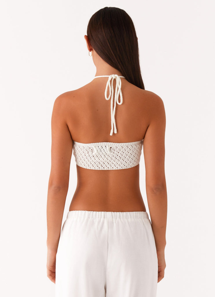 Peppermayo Peppermayo Exclusive - Palmilla Crochet Top - White