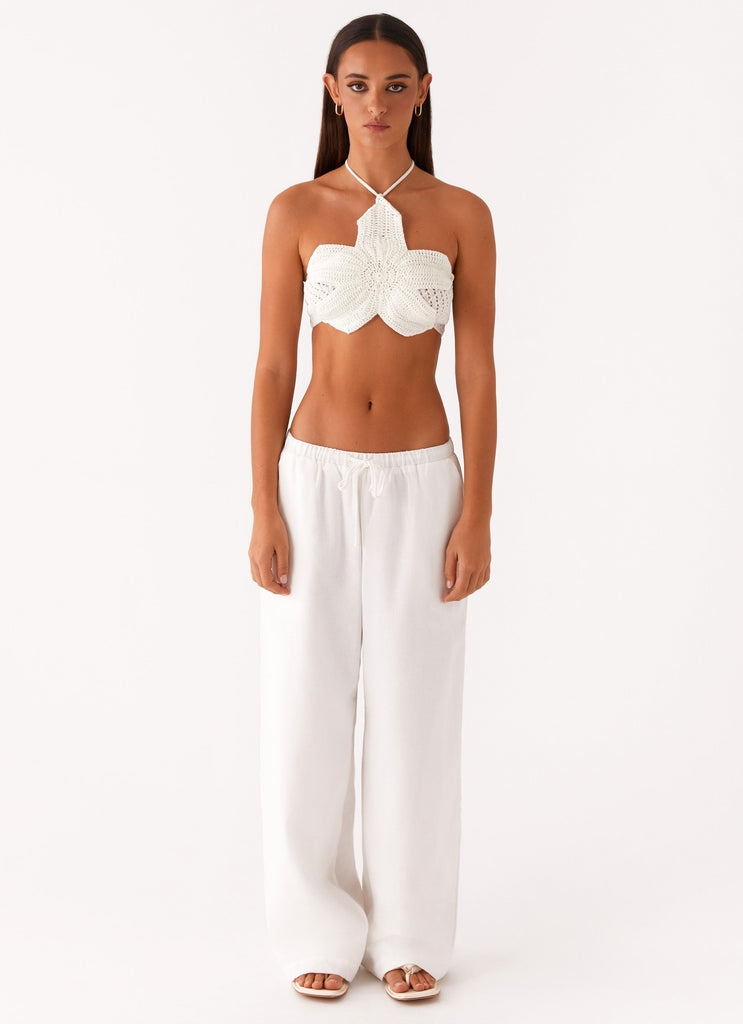 Peppermayo Peppermayo Exclusive - Palmilla Crochet Top - White