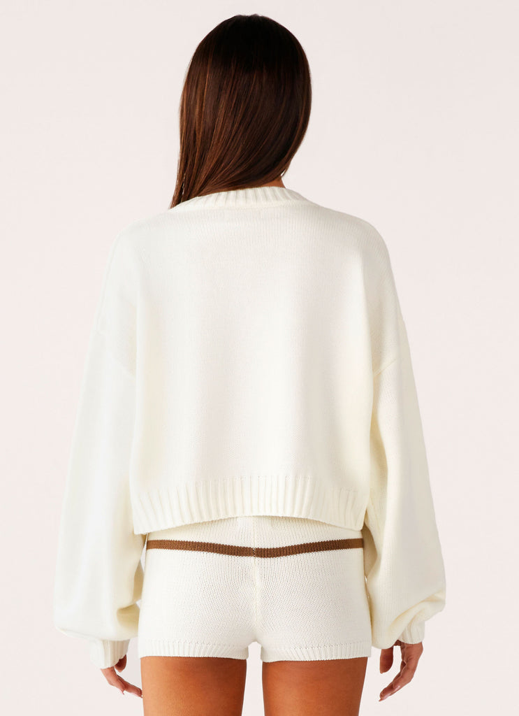 Peppermayo Peppermayo Exclusive - Paolo Knit Short - Off White