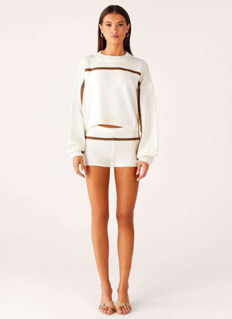 Peppermayo Peppermayo Exclusive - Paolo Knit Sweater - Off White