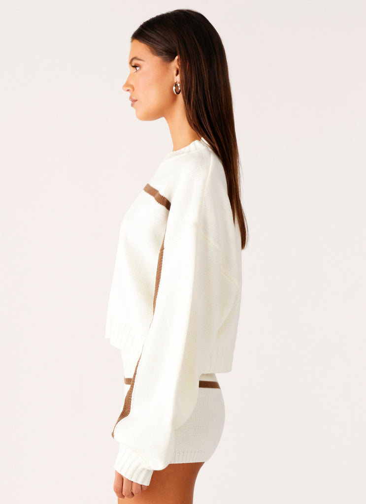 Peppermayo Peppermayo Exclusive - Paolo Knit Sweater - Off White