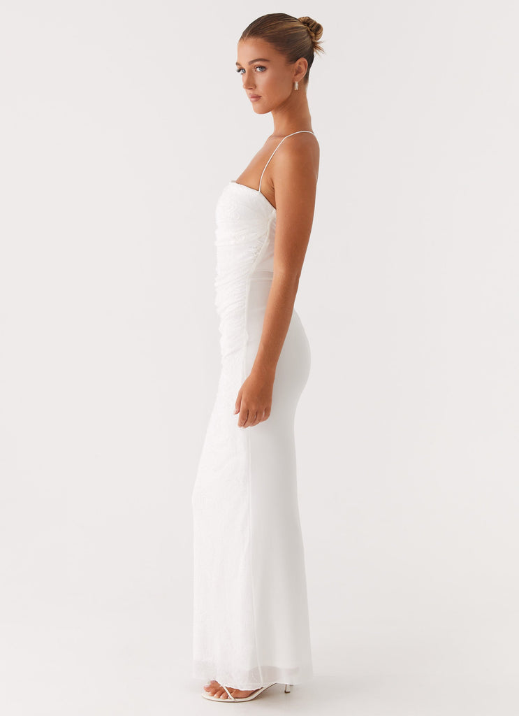 Peppermayo Peppermayo Exclusive - Paxton Beaded Maxi Dress - White