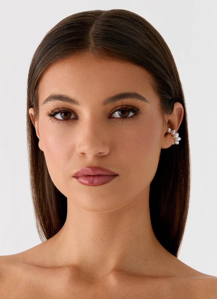 Peppermayo Peppermayo Exclusive - Pearl Drop Ear Cuff - Pearl