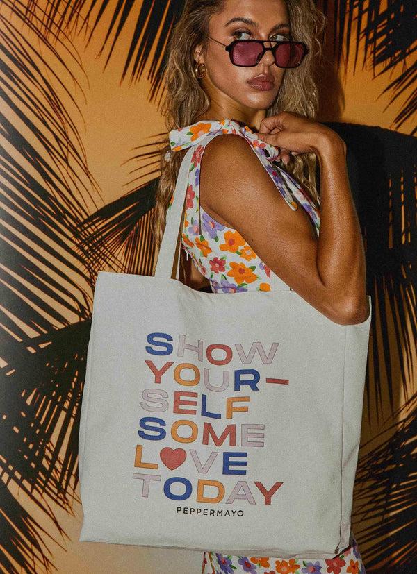 peppermayo Peppermayo Exclusive - Peppermayo Lover Canvas Tote - Multi