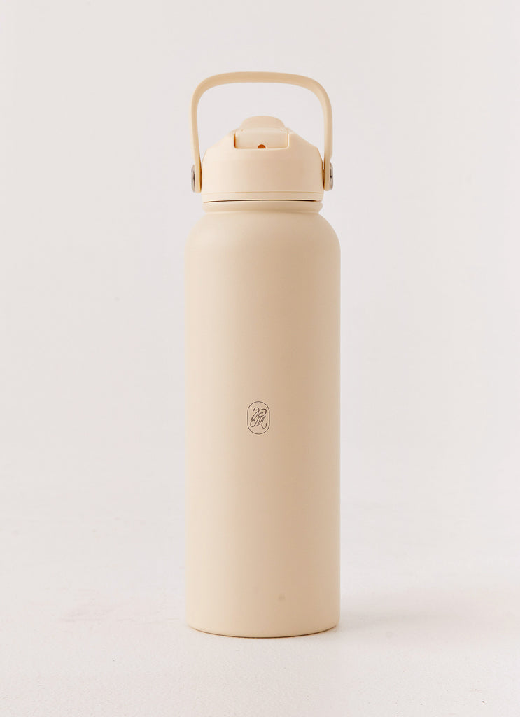 Peppermayo Peppermayo Exclusive - Peppermayo Water Bottle - Ivory