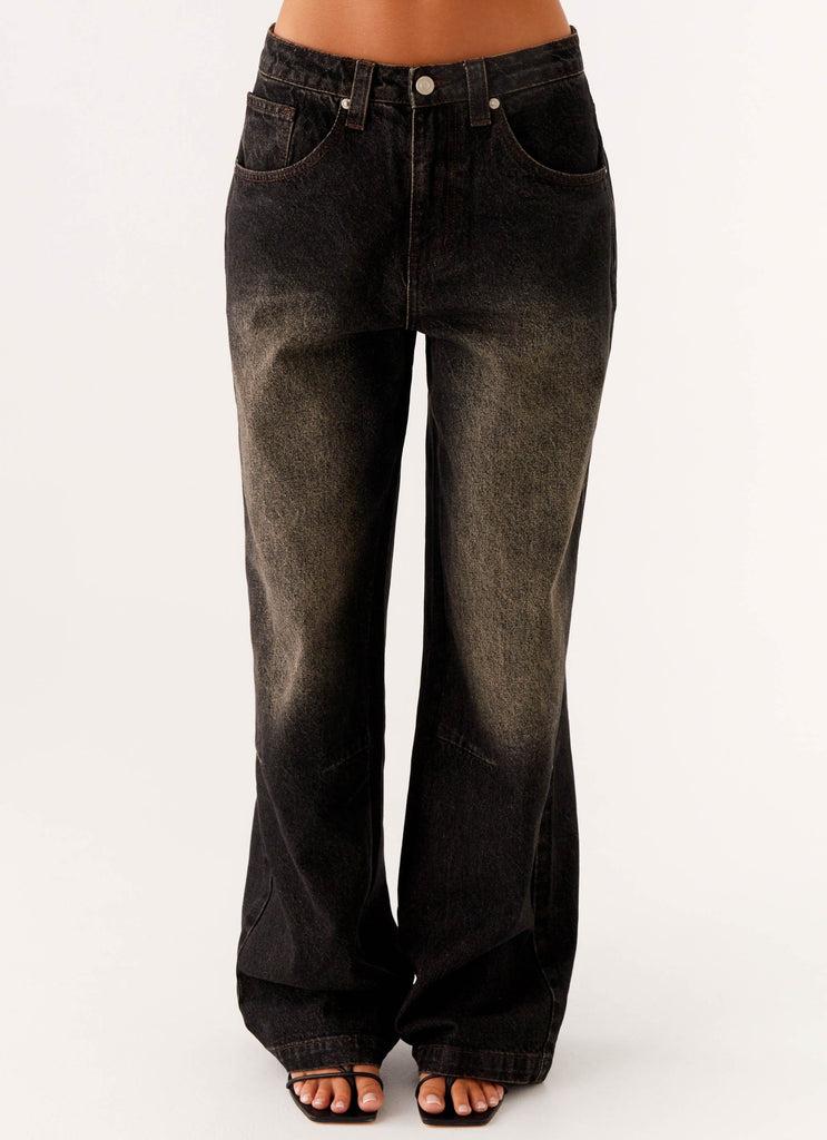 Peppermayo Peppermayo Exclusive - Pera Baggy Denim Jeans - Brown Wash