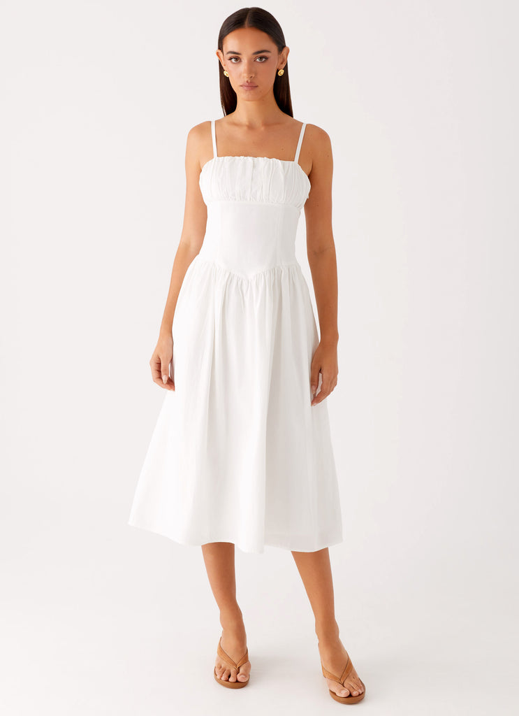 Peppermayo Peppermayo Exclusive - Phillipa Midi Dress - White