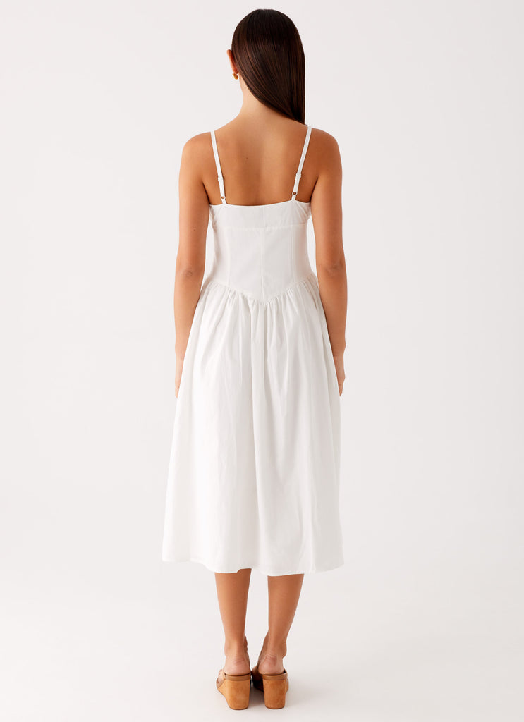 Peppermayo Peppermayo Exclusive - Phillipa Midi Dress - White