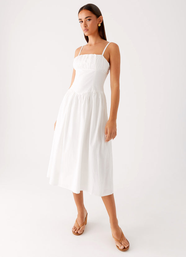 peppermayo Peppermayo Exclusive - Phillipa Midi Dress - White