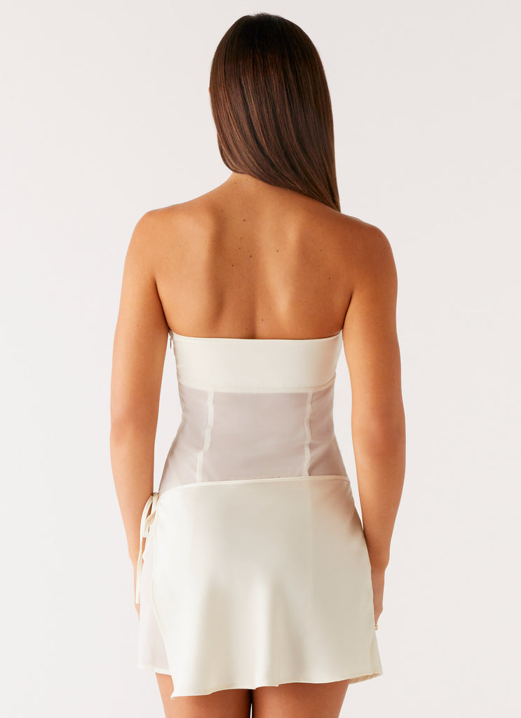 Peppermayo Peppermayo Exclusive - Philomena Mini Dress - Off White