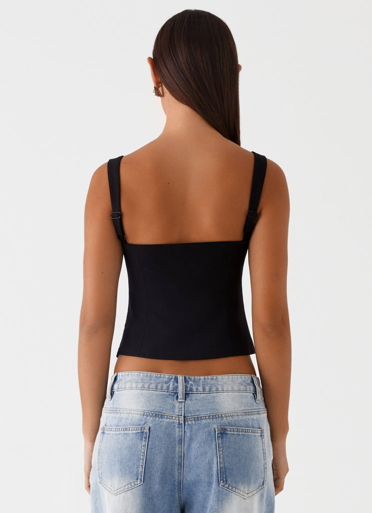Peppermayo Peppermayo Exclusive - Pia Cut Out Top - Black