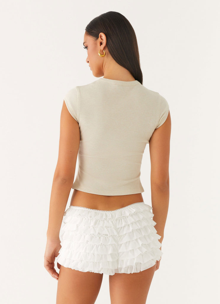 Peppermayo Peppermayo Exclusive - Pixie Bloomer Shorts - White