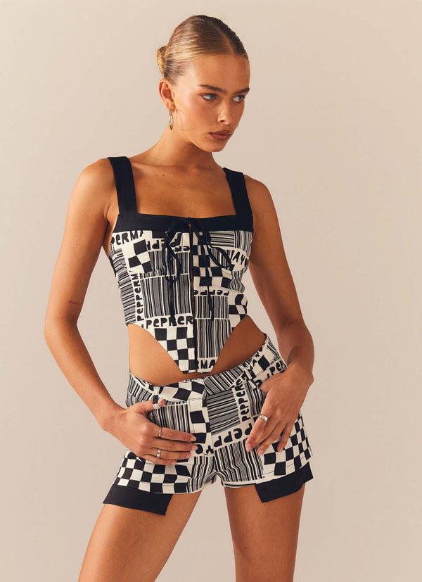 peppermayo Peppermayo Exclusive - Play It Louder Shorts - Barcode