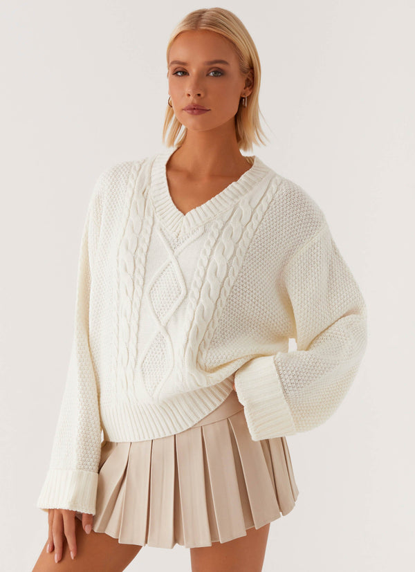 peppermayo Peppermayo Exclusive - Play Pretend Knit Jumper - Ivory