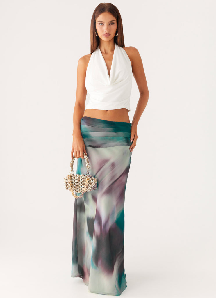 Peppermayo Peppermayo Exclusive - Poolside Muse Beaded Bag - Ivory