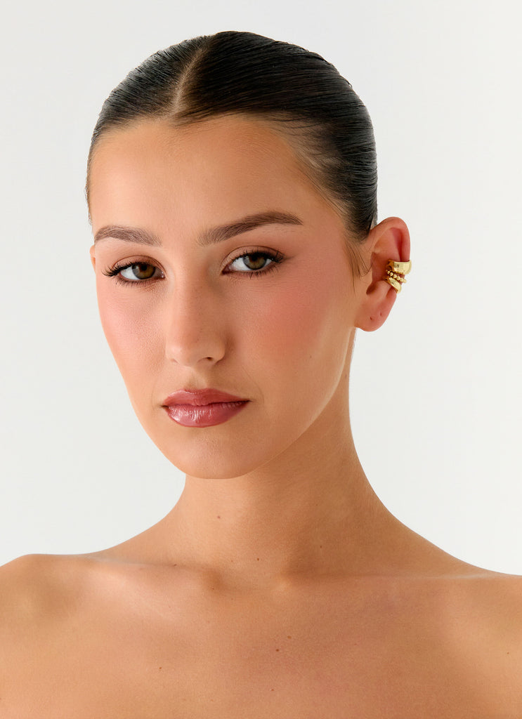 Peppermayo Peppermayo Exclusive - Power Trip Ear Cuffs - Gold