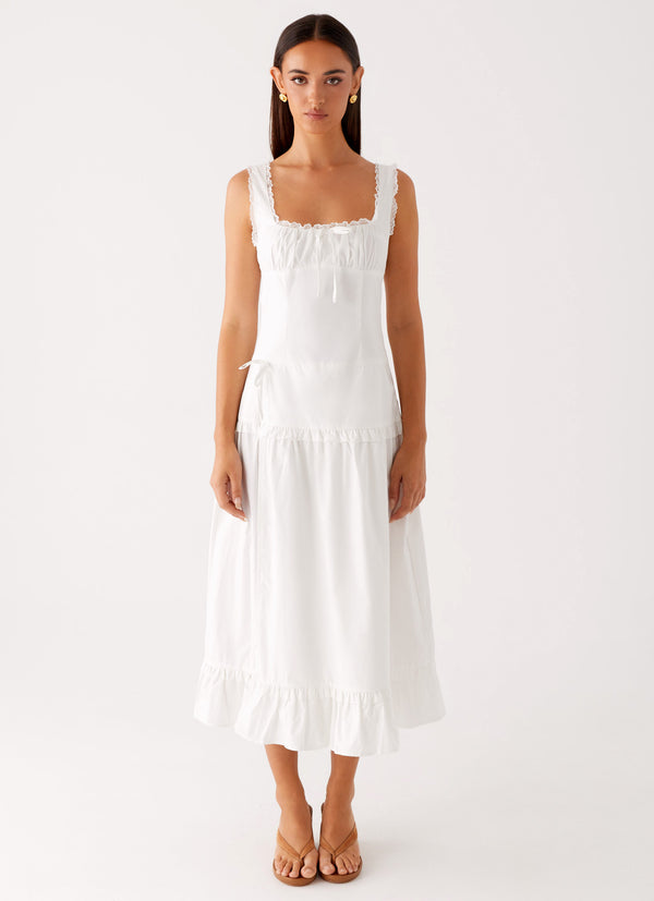peppermayo Peppermayo Exclusive - Quinn Midi Dress - White