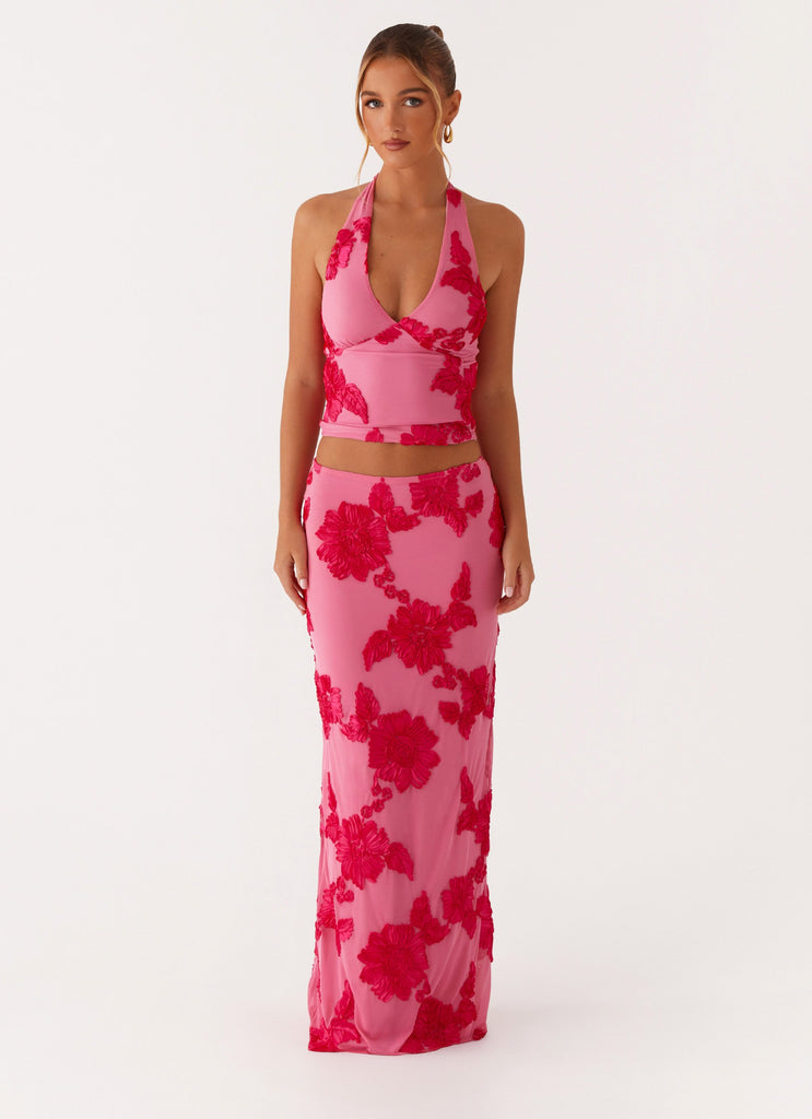 Peppermayo Peppermayo Exclusive - Radiate Halterneck Top - Pink