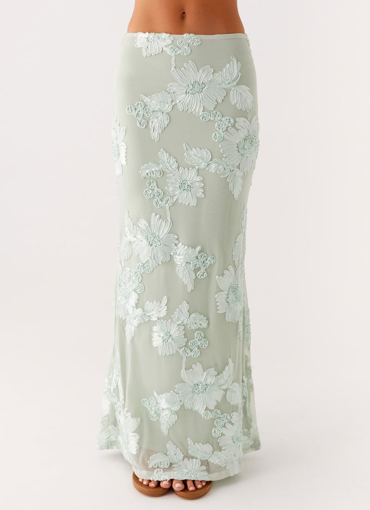 Peppermayo Peppermayo Exclusive - Radiate Maxi Skirt - Sage