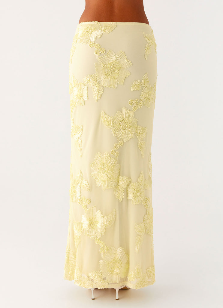 Peppermayo Peppermayo Exclusive - Radiate Maxi Skirt - Yellow