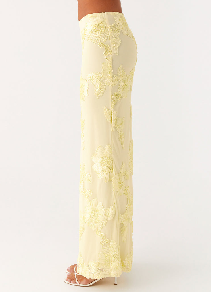Peppermayo Peppermayo Exclusive - Radiate Maxi Skirt - Yellow