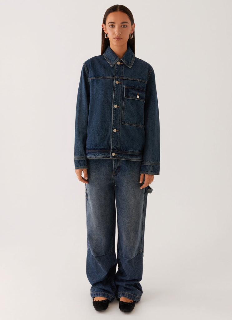 Peppermayo Peppermayo Exclusive - Raelynn Denim Jacket - Indigo