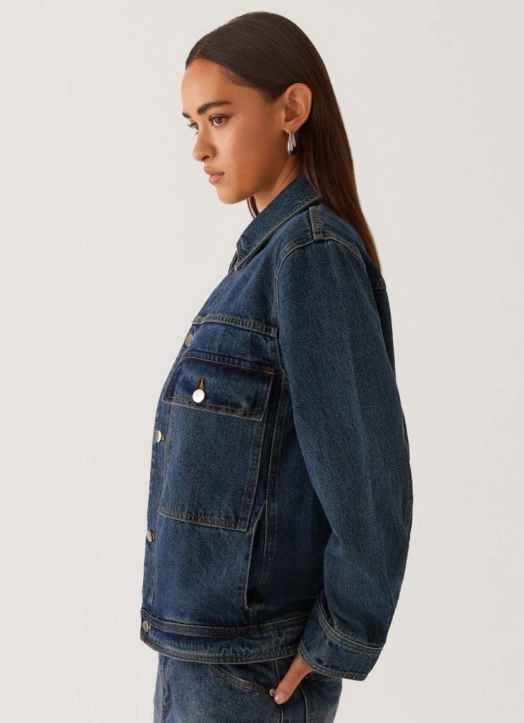 Peppermayo Peppermayo Exclusive - Raelynn Denim Jacket - Indigo