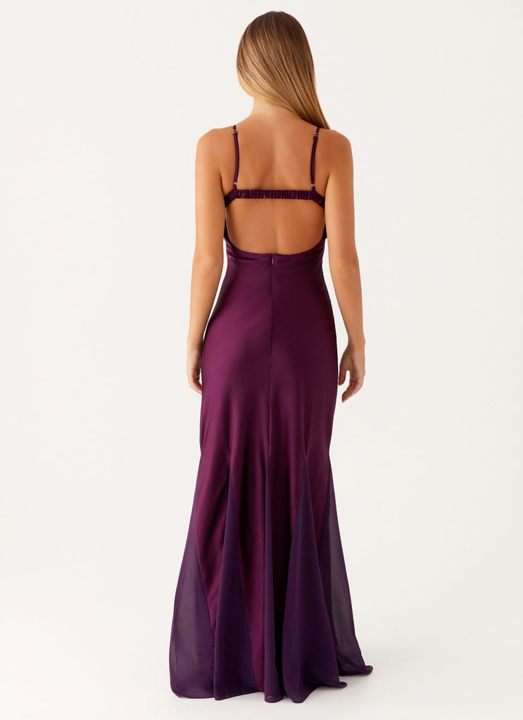 Peppermayo Peppermayo Exclusive - Ravello Maxi Dress - Mulberry