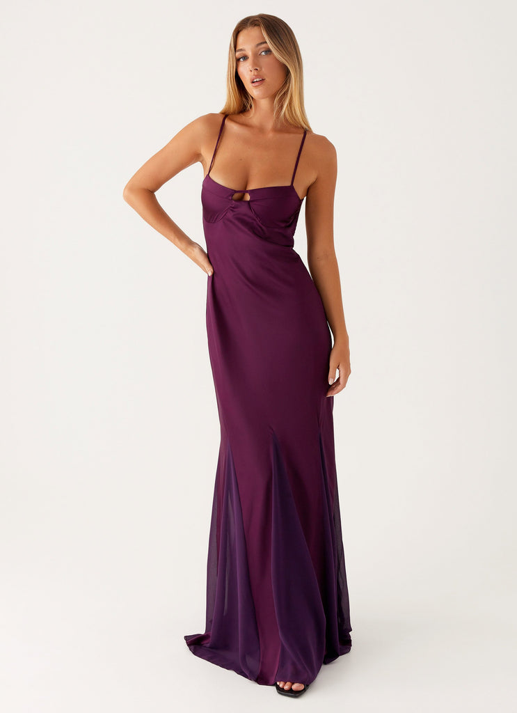 Peppermayo Peppermayo Exclusive - Ravello Maxi Dress - Mulberry