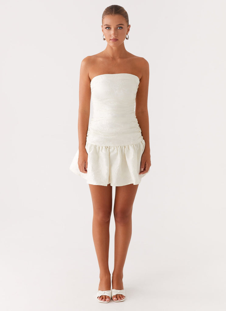 Peppermayo Peppermayo Exclusive - Ray Of Light Mini Dress - White