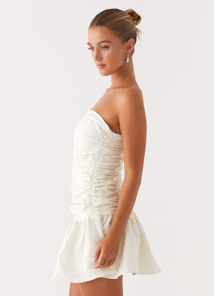 Peppermayo Peppermayo Exclusive - Ray Of Light Mini Dress - White