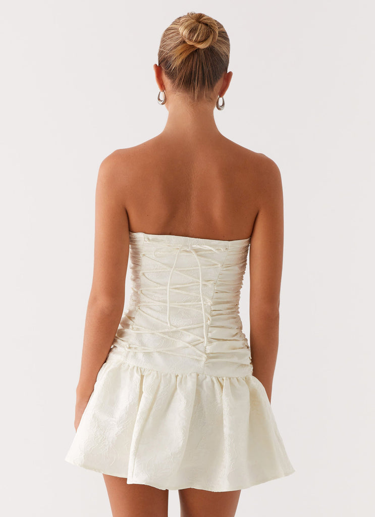 Peppermayo Peppermayo Exclusive - Ray Of Light Mini Dress - White