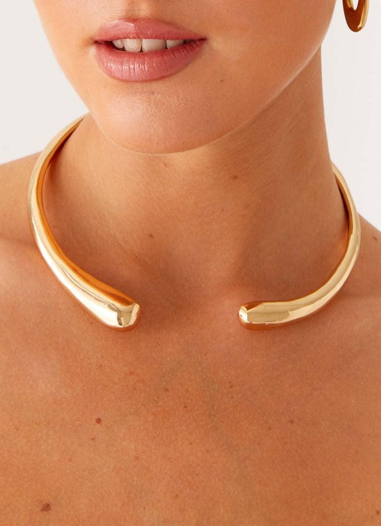 Peppermayo Peppermayo Exclusive - Rayan Choker Necklace - Gold