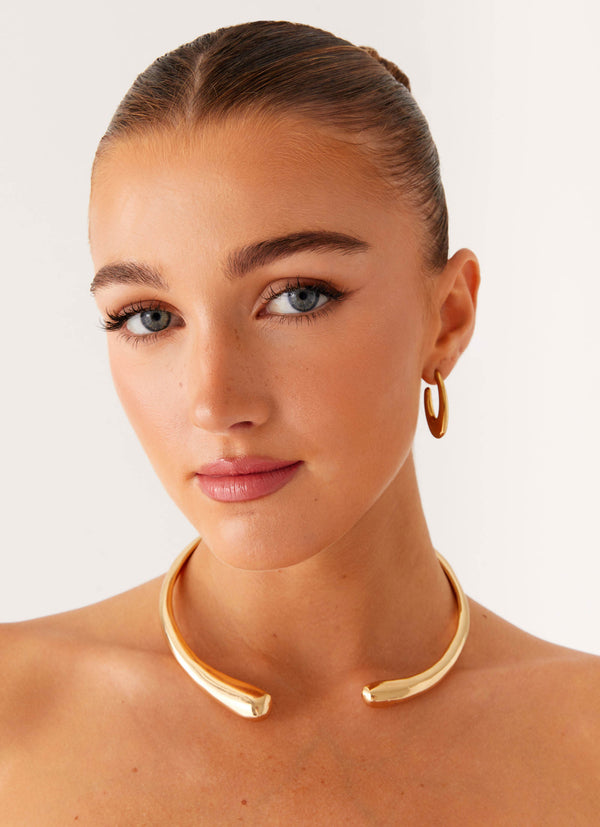 peppermayo Peppermayo Exclusive - Rayan Choker Necklace - Gold