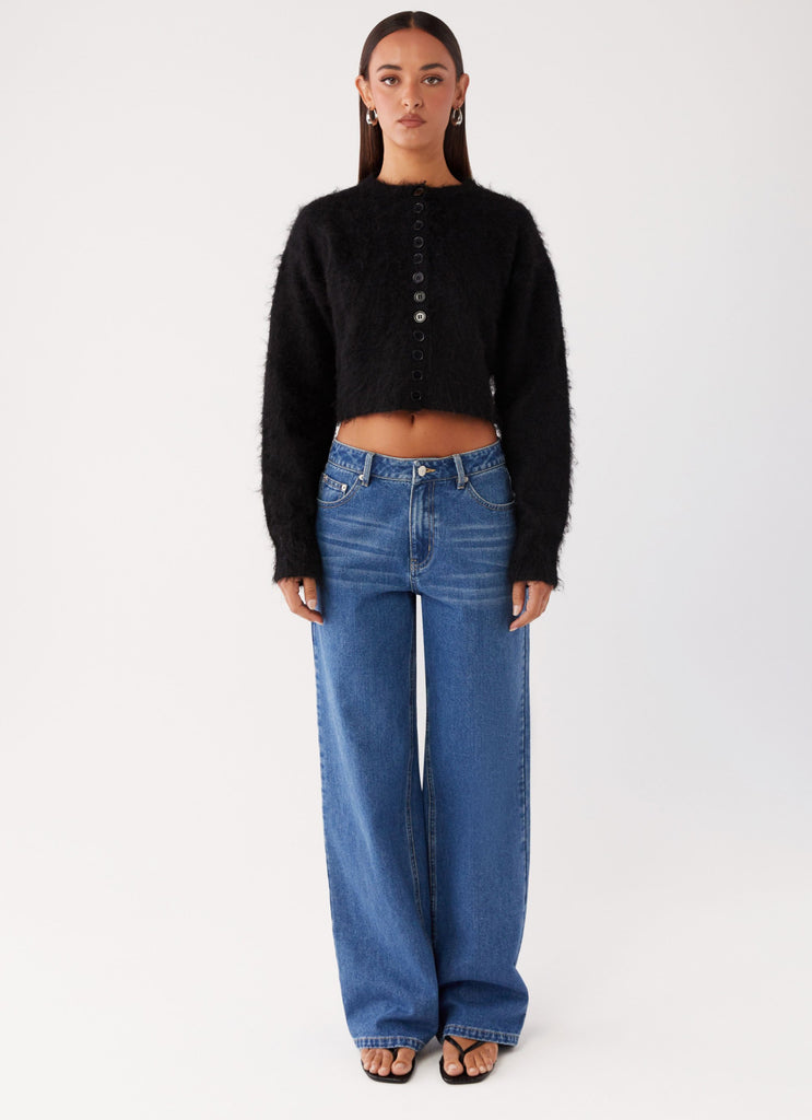Peppermayo Peppermayo Exclusive - Reign Fitted Cardigan - Black