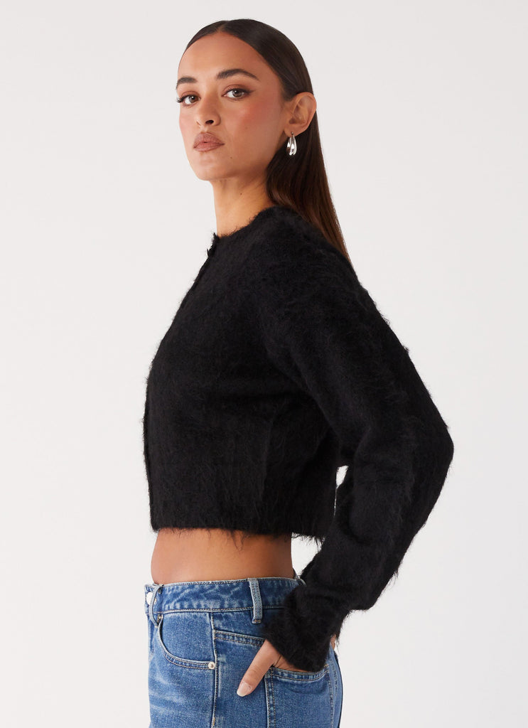 Peppermayo Peppermayo Exclusive - Reign Fitted Cardigan - Black