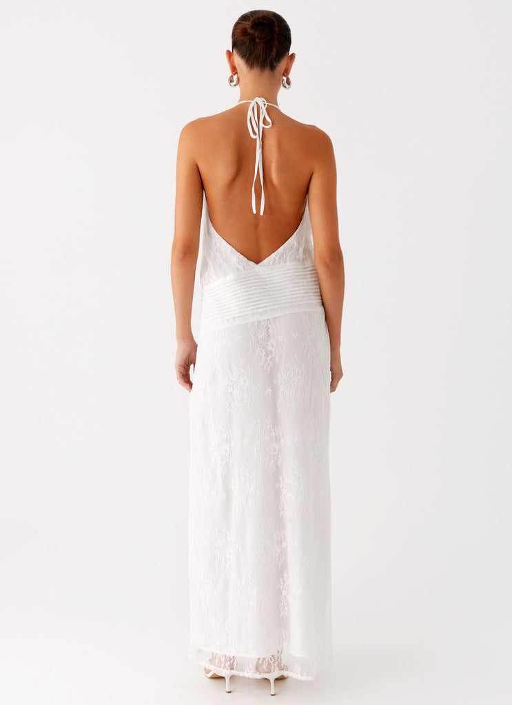 Peppermayo Peppermayo Exclusive - Reinhart Halter Maxi Dress - White