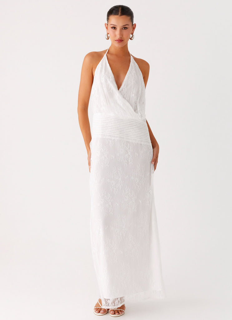 Peppermayo Peppermayo Exclusive - Reinhart Halter Maxi Dress - White