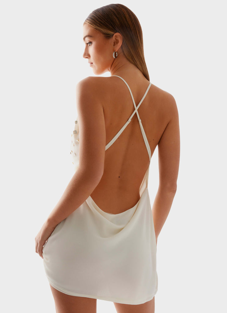 Peppermayo Peppermayo Exclusive - Renegade Feeling Mini Dress - Muted Yellow