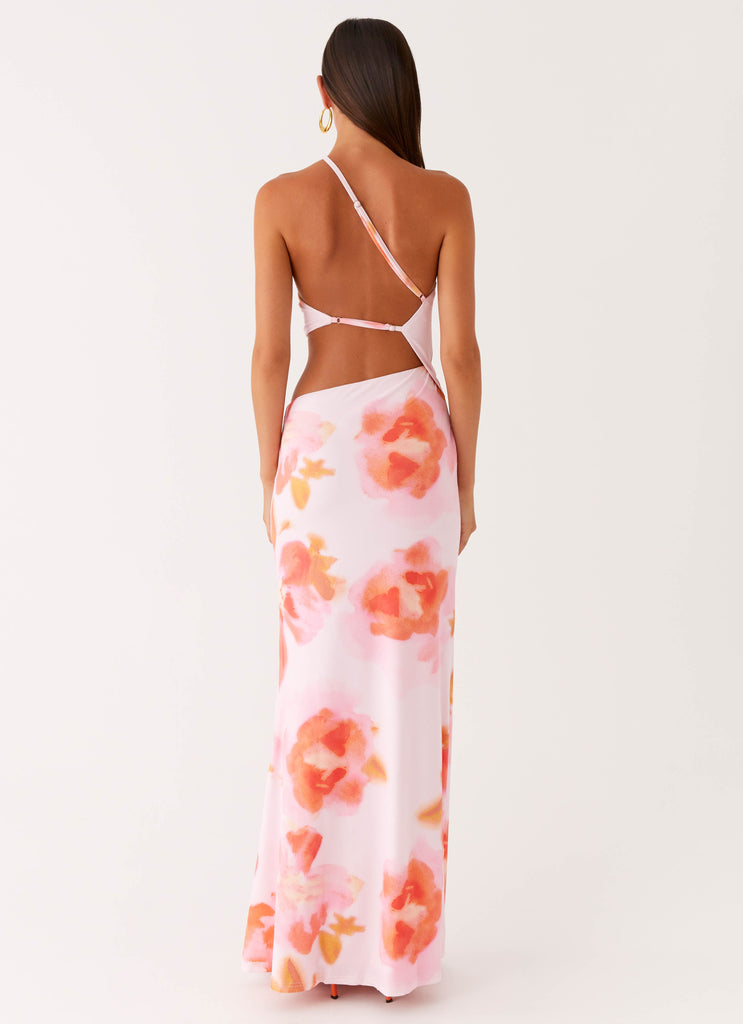 Peppermayo Peppermayo Exclusive - Riano Cut Out Maxi Dress - Blushing Blossom