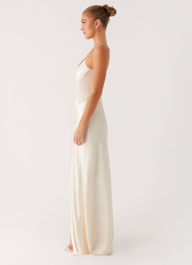 Peppermayo Peppermayo Exclusive - Rising Sun Maxi Dress - Off White
