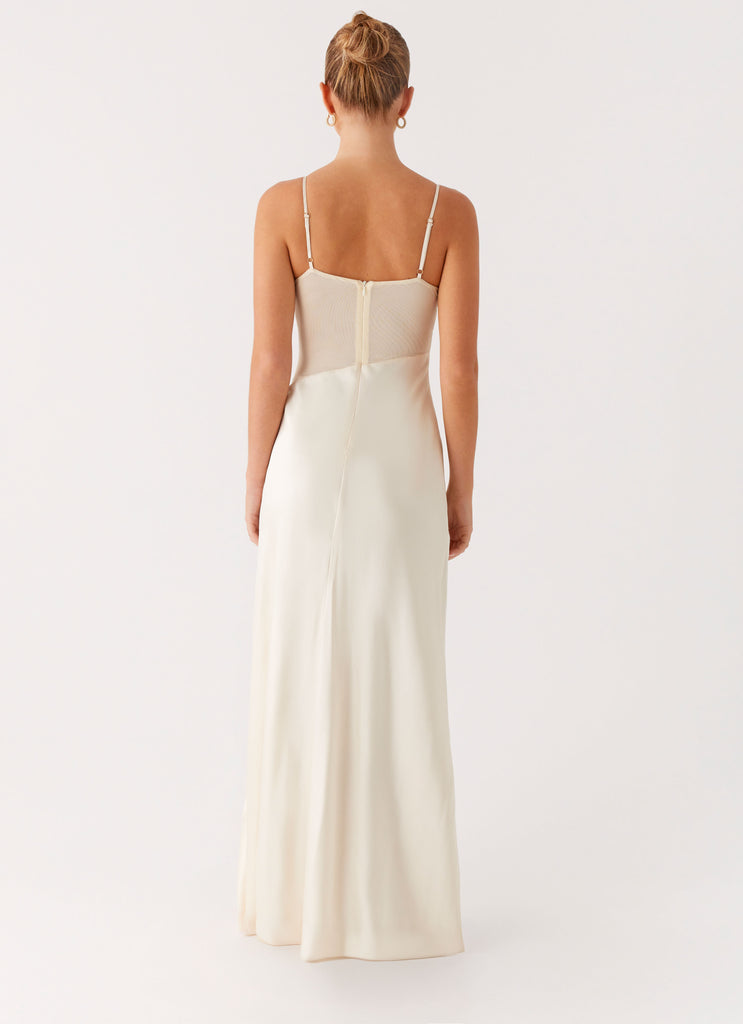 Peppermayo Peppermayo Exclusive - Rising Sun Maxi Dress - Off White
