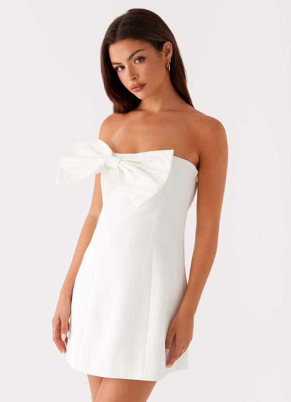peppermayo Peppermayo Exclusive - Riva Mini Dress - White