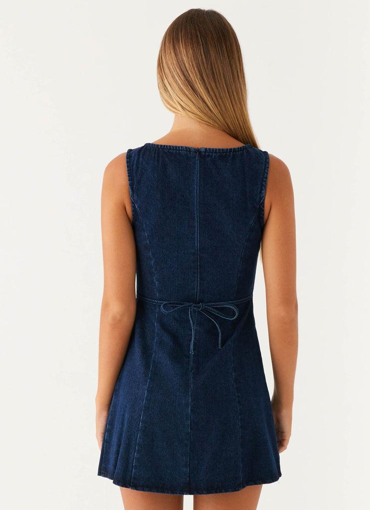 Peppermayo Peppermayo Exclusive - Rochelle Denim Mini Dress - Blue