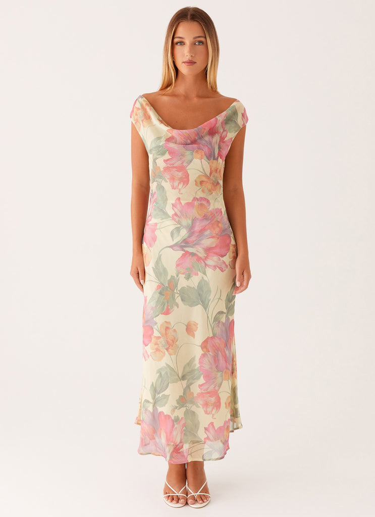 Peppermayo Peppermayo Exclusive - Role Model Maxi Dress - Yellow Peony